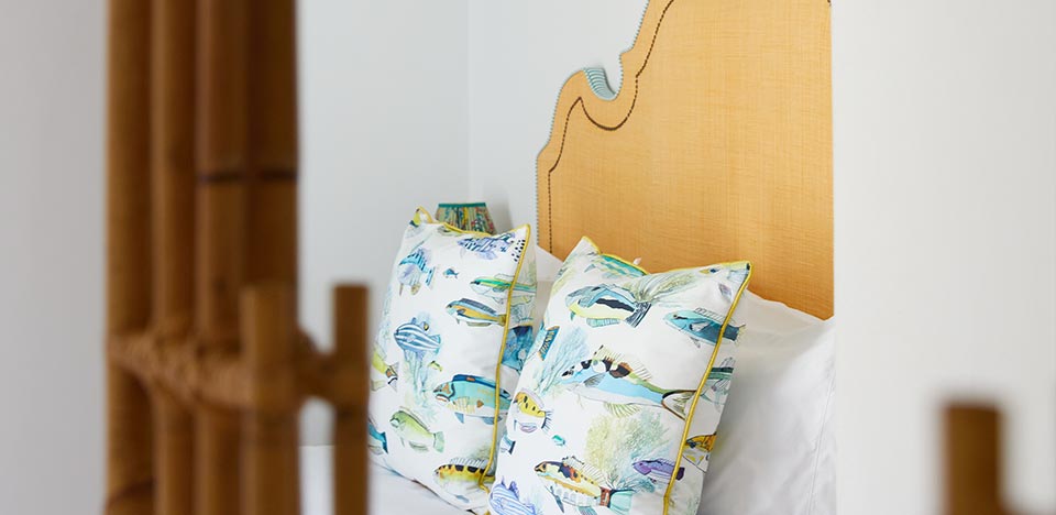Details of one of the bedrooms of the “El Escondite” Boutique Hotel