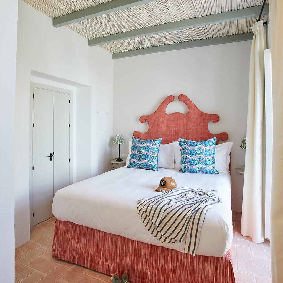 Bedroom of the “El Escondite” Boutique Hotel building
