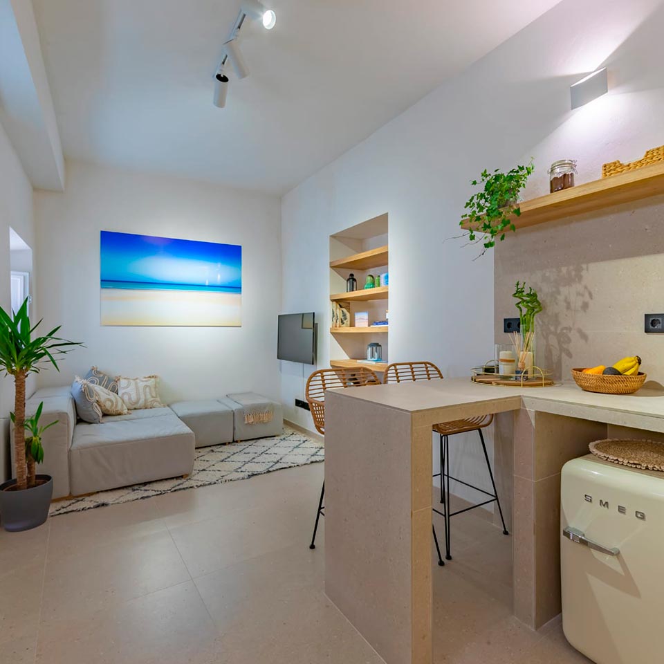 Another view of the decoration and details of the Casa Carioca bedroom