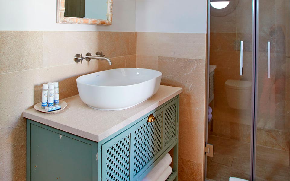 View of one of the bathrooms of the “El Escondite” Boutique Hotel