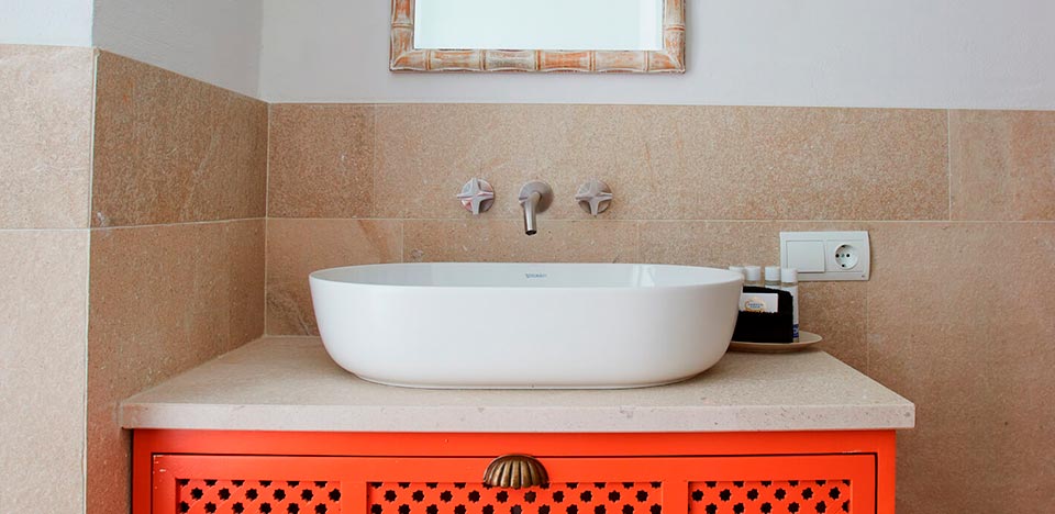 View of one of the bathrooms of the “El Escondite” Boutique Hotel